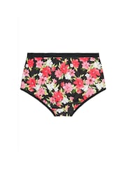 Yours Curve Pink Floral Full 100% Cotton Briefs 5 Pack - Image 8 of 9