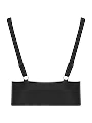 Yours Curve Black Blanket Stitch Plunge Bikini Top - Image 7 of 7