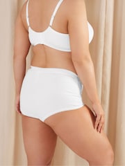 Yours Curve Pastel Pack Full 100% Cotton Briefs 5 Pack - Imagen 4 de 8