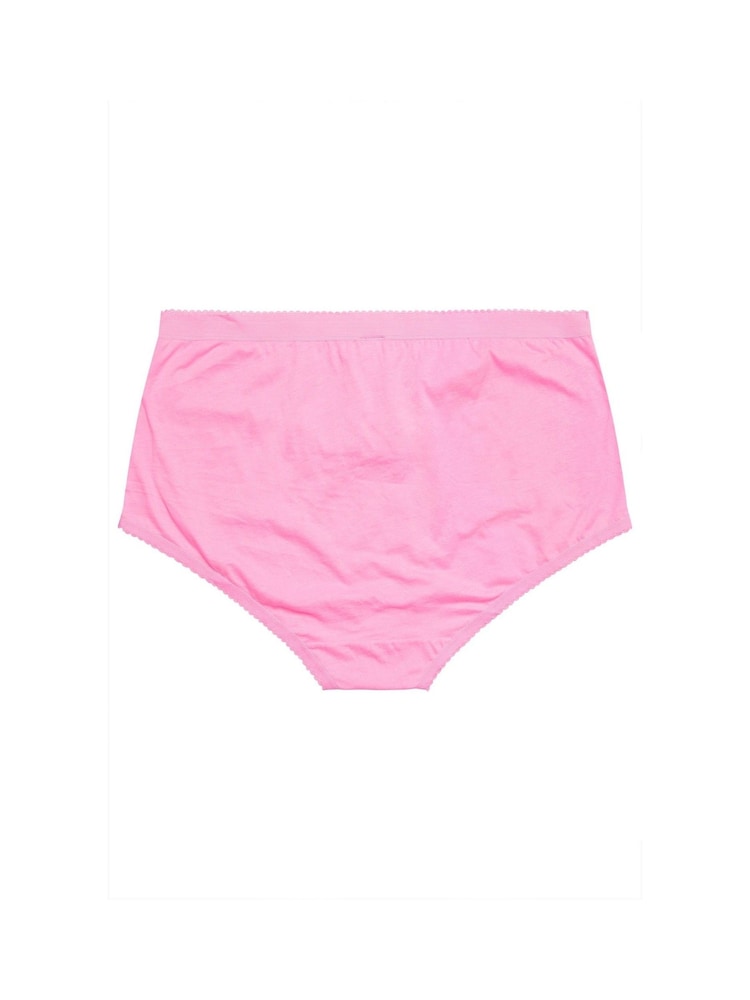 Yours Curve Pastel Pack Full 100% Cotton Briefs 5 Pack - Imagen 8 de 8
