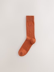 Orange/Green/Blue 8 Pack Embroidered Lasting Fresh Socks - Image 6 of 12
