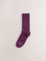 Orange/Green/Blue 8 Pack Embroidered Lasting Fresh Socks - Image 9 of 12