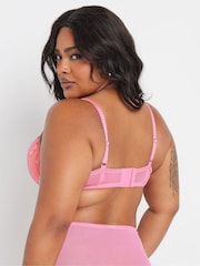 Yours Curve Contrast Padded Plunge Bra - Изображение 4 из 7