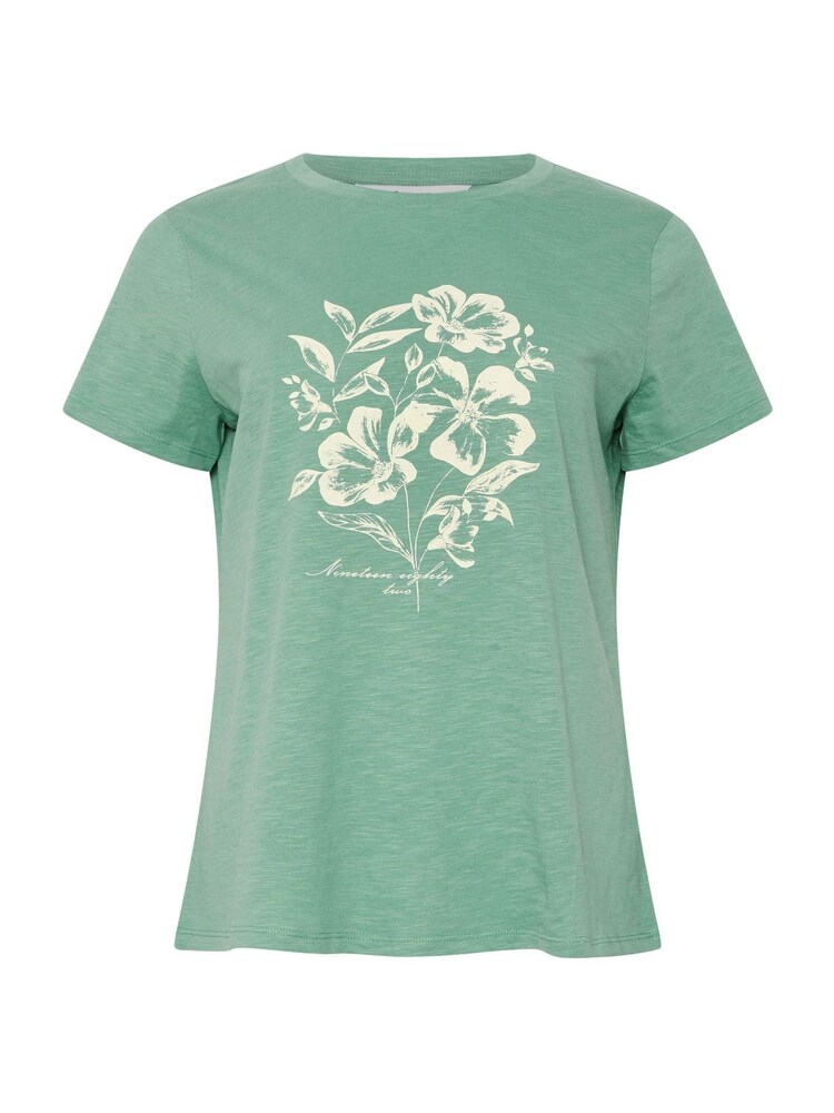 M&Co Green Crew Neck 100% Cotton T-Shirt - Image 5 of 5 M&Co Green Crew Neck 100% Cotton T-Shirt - Image 5 of 5