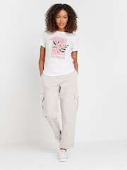 M&Co White Crew Neck 100% Cotton T-Shirt - Image 2 of 5