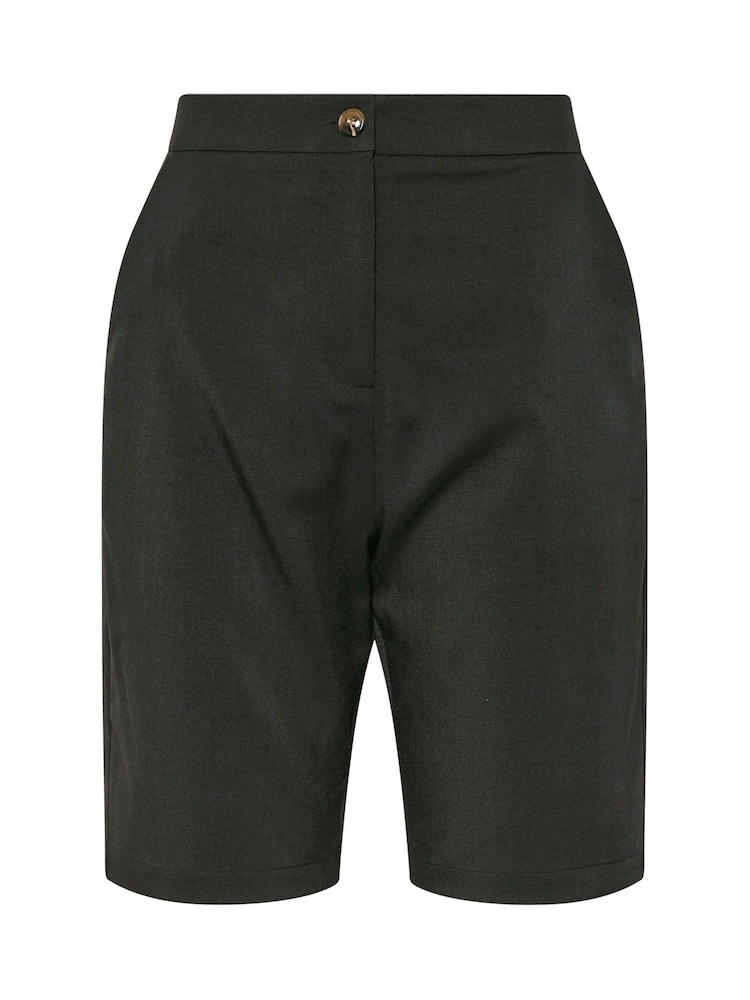 Long Tall Sally Black Formal Bermuda Shorts - Image 6 of 6