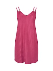 Yours Curve Pink Cami Double Strap Dress - Image 5 of 5