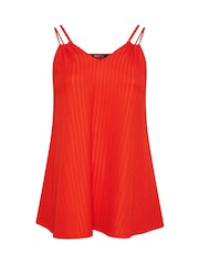 Yours Curve Orange Double Strap Camisole - Image 5 of 5