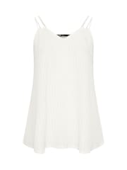 Yours Curve White Double Strap Camisole - Image 5 of 5