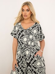 Yours Curve 100% Cotton Jumpsuit - Imagen 4 de 5