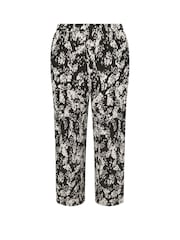 Yours Curve Black Dry Plisse Co-Ord Trousers - Image 5 of 5