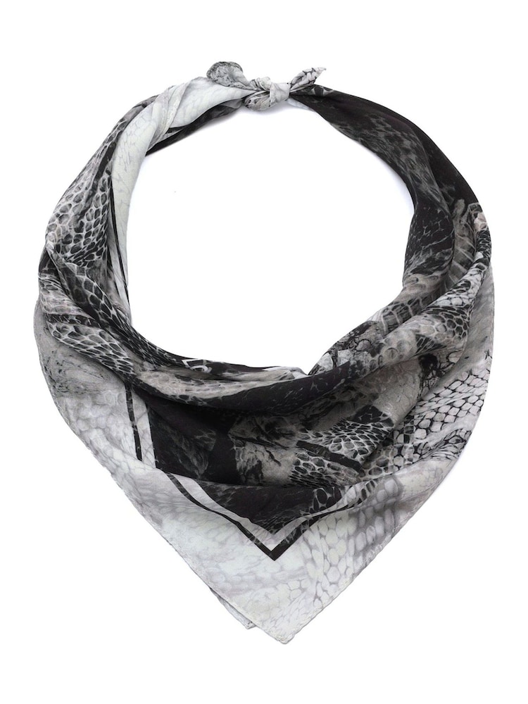 AllSaints Black Evolve Bandana - Image 1 of 4