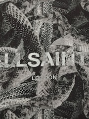 AllSaints Black Evolve Bandana - Image 4 of 4