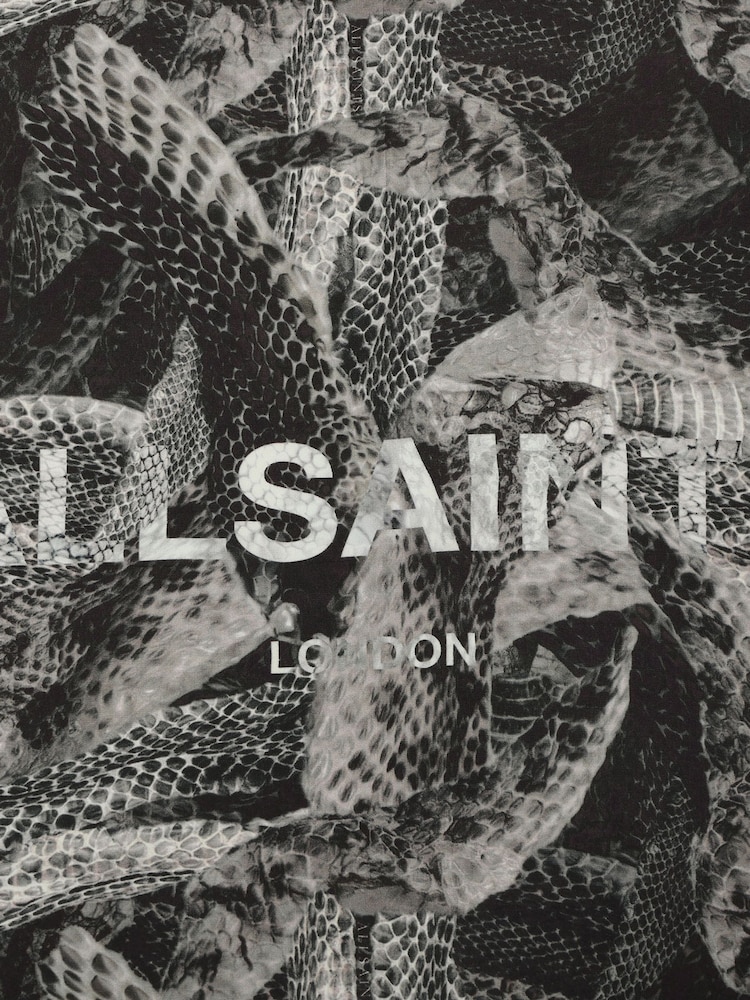 AllSaints Black Evolve Bandana - Image 4 of 4