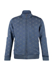Luke 1977 Blue Ronaldo Denim Zip Sweater - Image 4 of 8