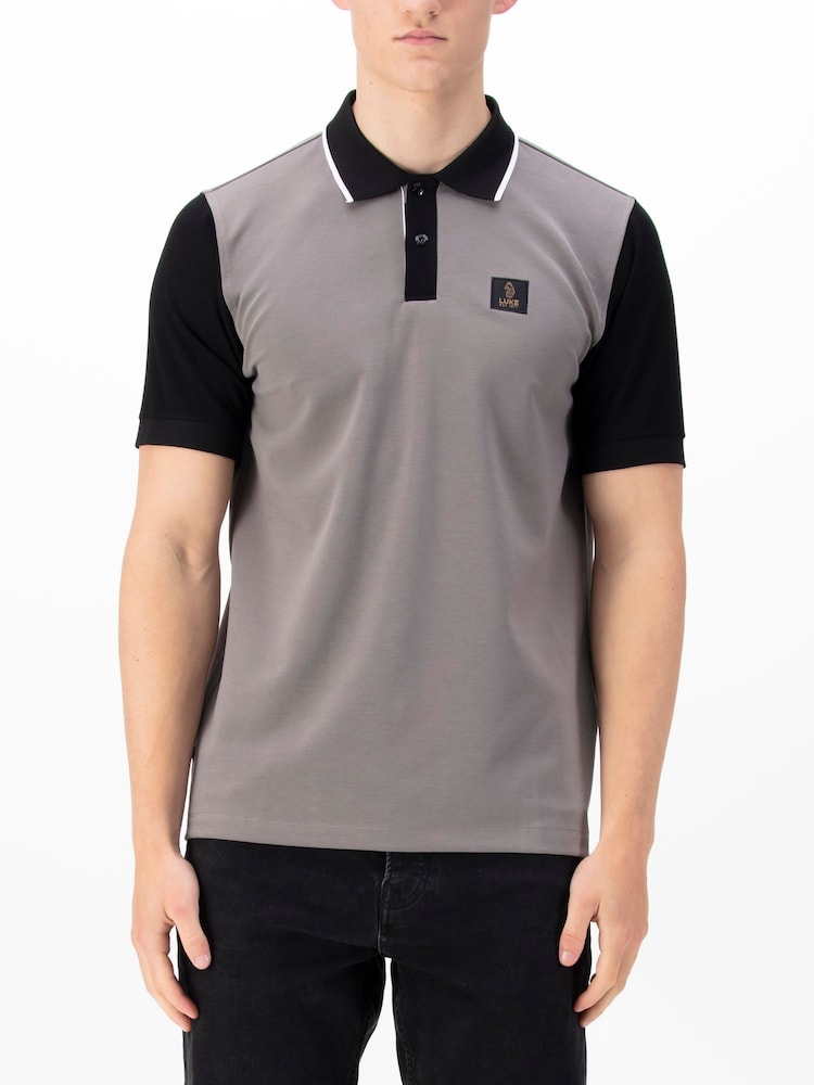 Luke 1977 Grey Saddleworth Concrete Polo Shirt - Image 1 of 6