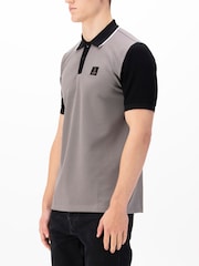 Luke 1977 Grey Saddleworth Concrete Polo Shirt - Image 3 of 6