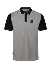 Luke 1977 Grey Saddleworth Concrete Polo Shirt - Image 4 of 6