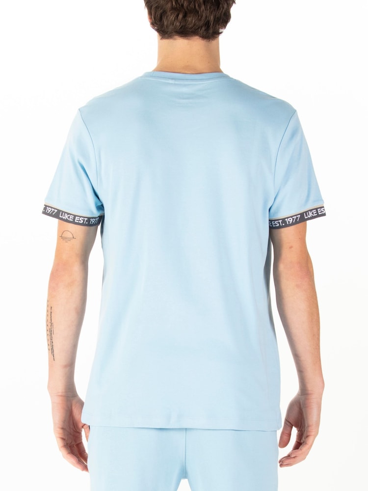 Luke 1977 Blue 100% Cotton Nelson T-Shirt - Image 2 of 7