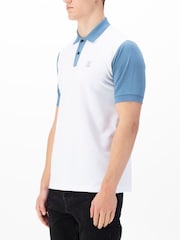 Luke 1977 Saddleworth White Denim Polo Shirt - Image 3 of 6