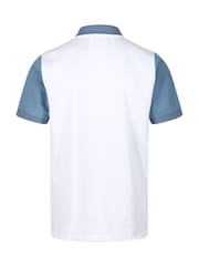 Luke 1977 Saddleworth White Denim Polo Shirt - Image 5 of 6