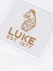 Luke 1977 Saddleworth White Denim Polo Shirt - Image 6 of 6