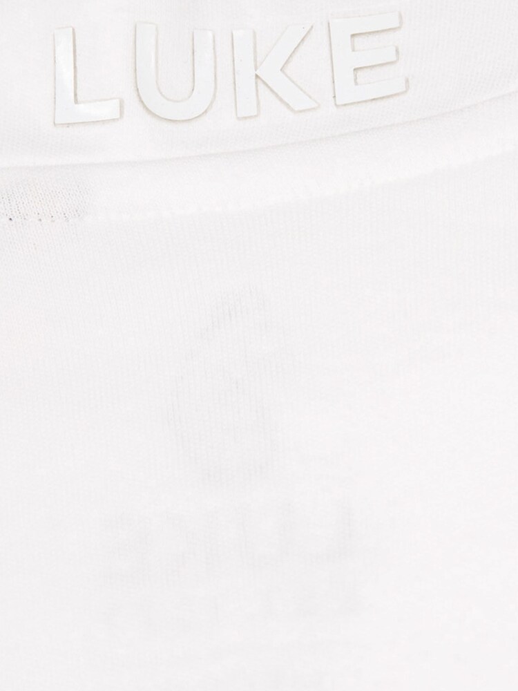 Luke 1977 100% Cotton Glaze Relaxed Fit White T-Shirt - Image 6 of 6 Luke 1977 100% Cotton Glaze Relaxed Fit White T-Shirt - Image 6 of 6