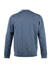Luke 1977 Blue Gazzas Tears Denim Sweatshirt - Image 5 of 8