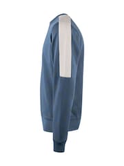 Luke 1977 Blue Gazzas Tears Denim Sweatshirt - Image 6 of 8
