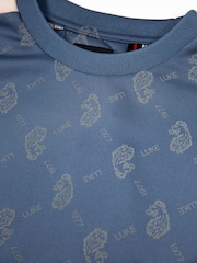 Luke 1977 Blue Gazzas Tears Denim Sweatshirt - Image 7 of 8