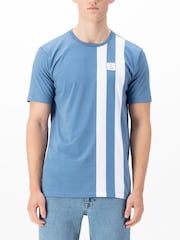 Luke 1977 Blue 100% Cotton Edale T-Shirt - Image 1 of 6