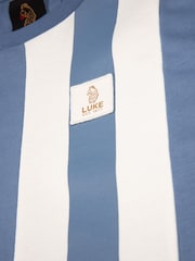 Luke 1977 Blue 100% Cotton Edale T-Shirt - Image 6 of 6