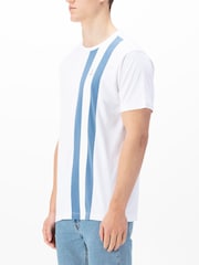 Luke 1977 Blue 100% Cotton Edale T-Shirt - Image 3 of 6