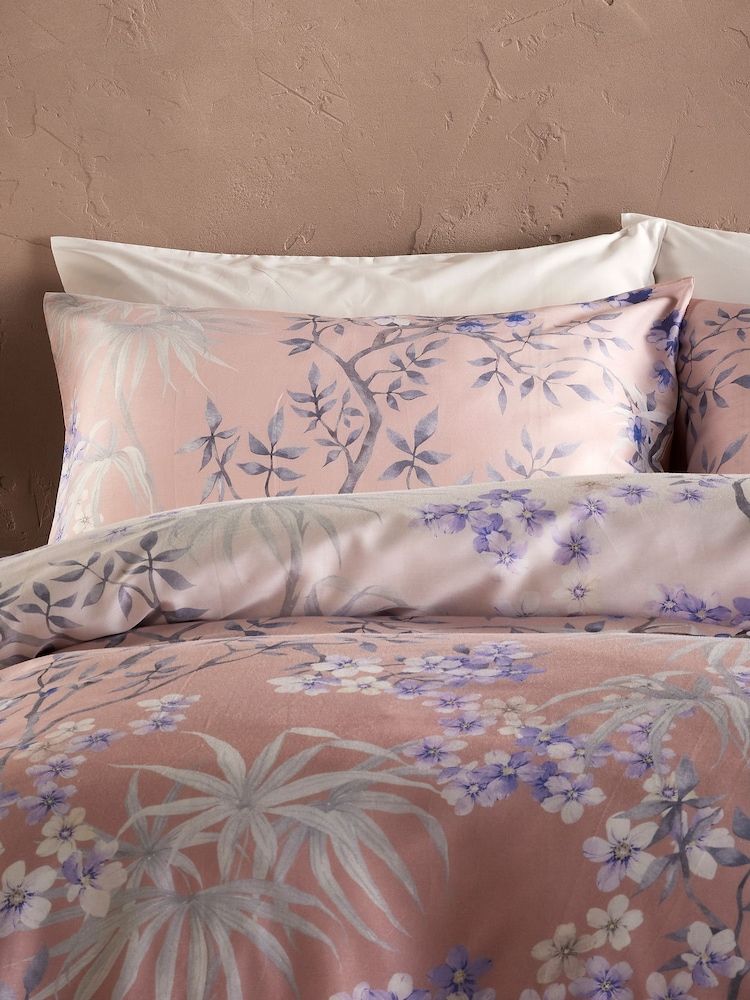 Vantona Blush Mai Blossom Quilt Cover Set - Image 2 of 5