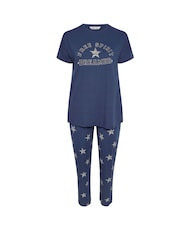 Yours Curve Free Spirit Dreamer Wide Leg Pyjamas Set - صورة 5 من 5