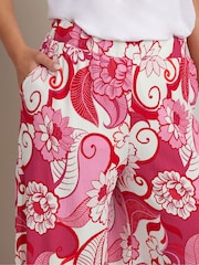 Yours Curve Pink Jersey Midaxi Culottes - Image 4 of 5