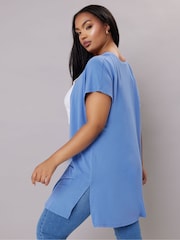 Azul - Yours Curve Grown On Sleeve Cover-Up - Imagen 3 de 5