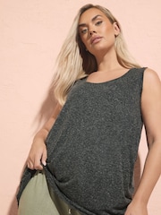 Yours Curve Black Look Vest - Image 2 of 4