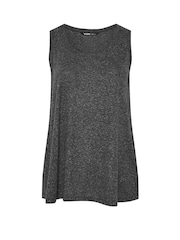 Yours Curve Black Look Vest - Image 4 of 4