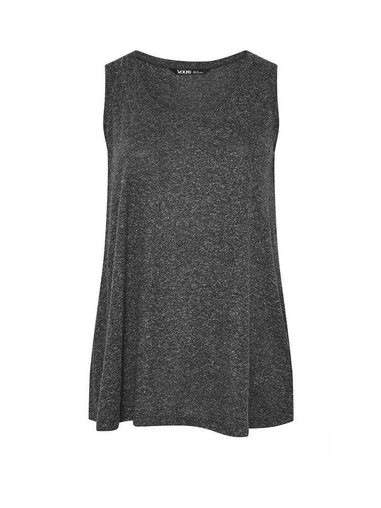 Yours Curve Black Look Vest - Image 4 of 4