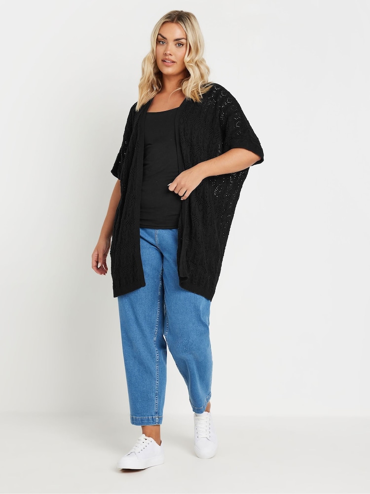 črna - Yours Curve Kimono Cardigan - Slika 2 iz 5 črna - Yours Curve Kimono Cardigan - Slika 2 iz 5