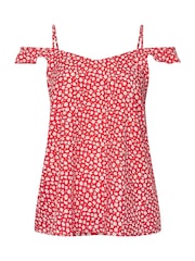 Rojo - Yours Curve Frill T-Shirt - Imagen 5 de 5