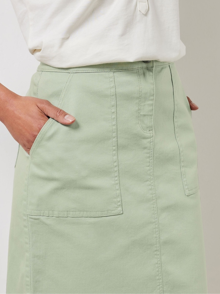 M&Co Green Knee Skirt - Image 5 of 5