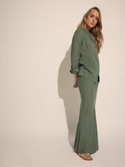 Long Tall Sally Green Long Sleeve Containing Shirt - Image 4 of 8