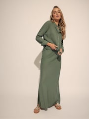 Long Tall Sally Green Long Sleeve Containing Shirt - Image 5 of 8