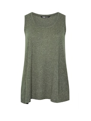 Yours Curve Green Look Vest - Image 1 of 1
