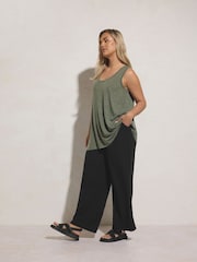 Yours Curve Green Look Vest - Image 2 of 4