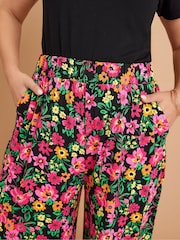 Yours Curve Multi Jersey Midaxi Culottes - Image 4 of 5