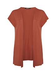 Marrón - Yours Curve Grown On Sleeve Cover-Up - Imagen 5 de 5