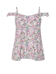 Rosa - Yours Curve Frill T-Shirt - Imagen 5 de 5